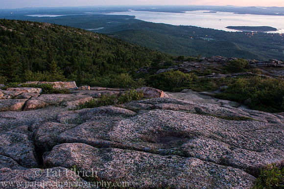 Pre-dawn light on Cadillac Mountain