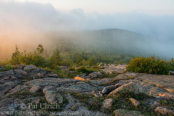 Hot and cold on Cadillac Mountain