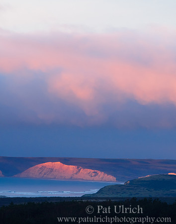 Morning light on Drake's Beach