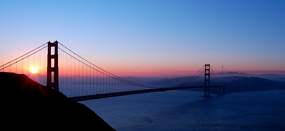 Sunrise over San Francisco