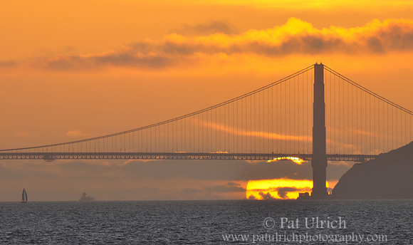 Sunset at the north tower