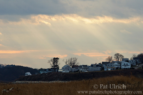 Sunbeams over Ipswitch